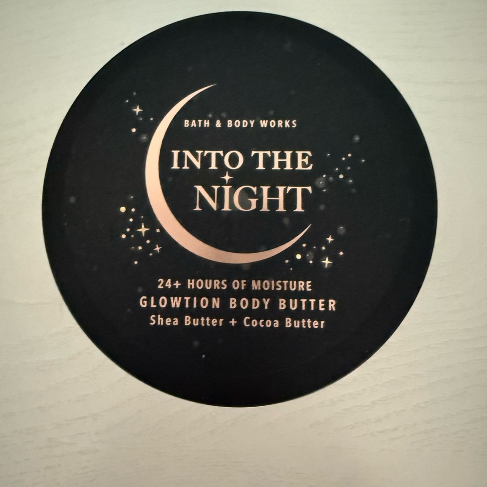 Bath & Body Works “Into the Night” Glow-tion ✨ Shimmer Body Butter NEVER OPENED - Picture 2 of 2
